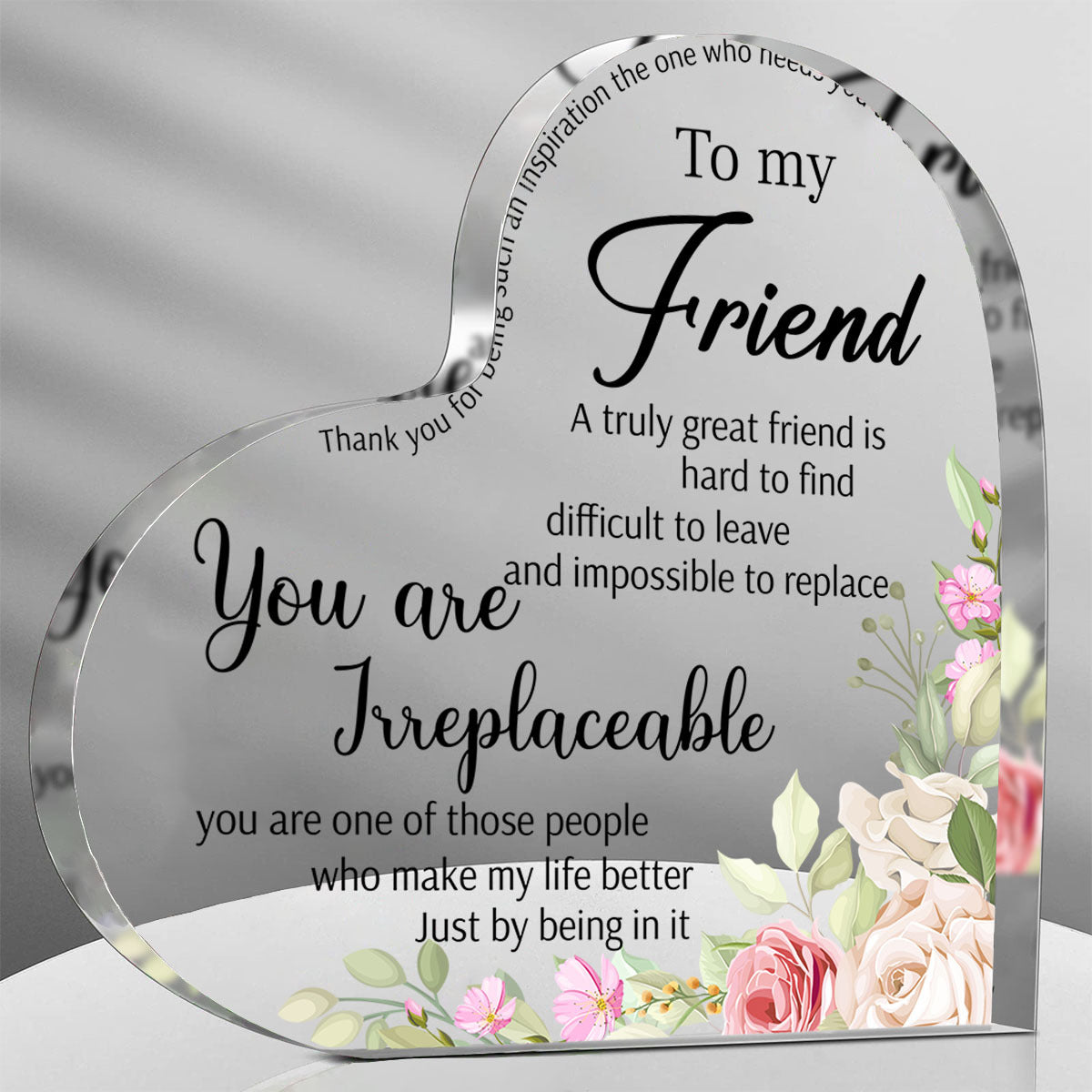 1pc, Friends Gifts For Women Friendship Bestie Gifts For Woman Best Sunflower Flower Gift Unbiological Sister Gift Christmas Birthday Gift Thank You Gift For Women Acrylic Friendship Halloween&Christmas for Christmas,Newyear,Valentine,Party Events