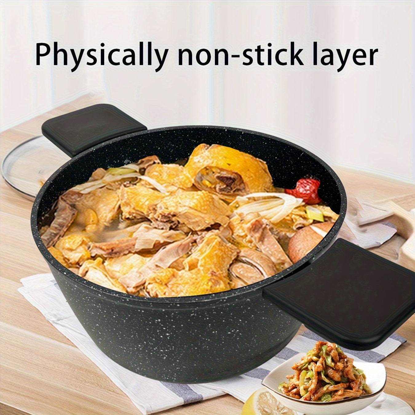 Pan 4pcs Pan Set Non-stick Kitchen Cookware Set Non-stick Cooking Set Including Frying Pan (black)