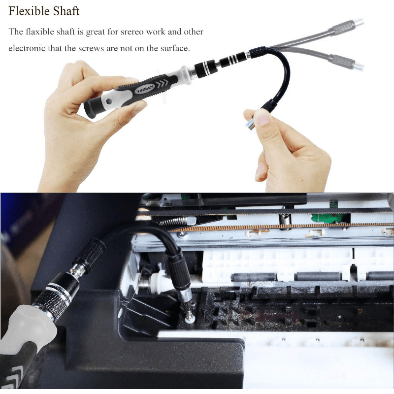 30/51/55Precision Screwdriver Set, 30/51/55 In 1 Screwdriver Sets Screwdriver Bit Sets Repair Tools Kit For IPhone Laptop PC Watch Glasses And Other Electronics, Mini Screwdriver Set With Case