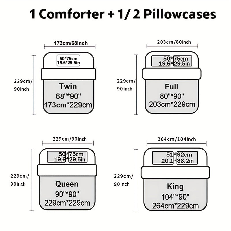 2/3pcs Multicolour Tree Branch Plum Blossom Quilted Quilt, 1pc Quilted Quilt+ 1/2pcs Pillowcases, Soft Breathable Comfortable Portability Hypoallergenic Machine Washable Bed Cover Bedding Room Decor, Twin/ Queen/ King Size