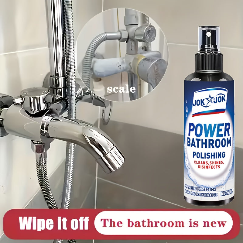 Glass Cleaner Spray Streak-Free Shine Removes Hard Water Stains Soap Scum Water Spots for Shower Doors Mirrors Bathroom Tiles Windows Powerful Bathroom Glass Cleaner Easy Spray Formula