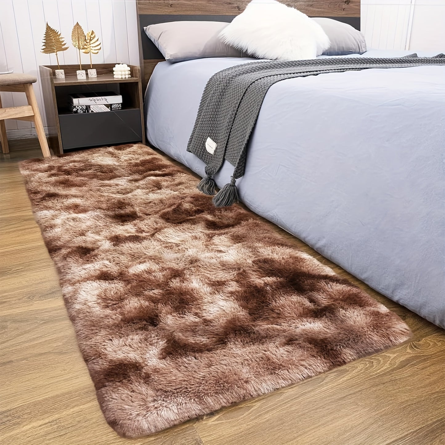 Area Rug Non Slip Backing for Living Room Kitchen Modern Home Decor Floor Decoration Carpet Mat Cute Fluffy Bedroom Rug Easy to Clean Bathroom Rugs