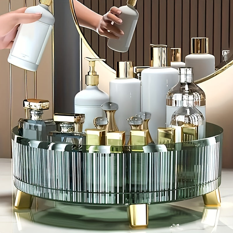 360° Deluxe Rotating Makeup Organizer - Effortlessly Access Your Beauty Collection, Perfect For Vanity, Bathroom & Kitchen Countertops, Spacious Enough For Perfumes2025,Christmas and New Year gifts for women