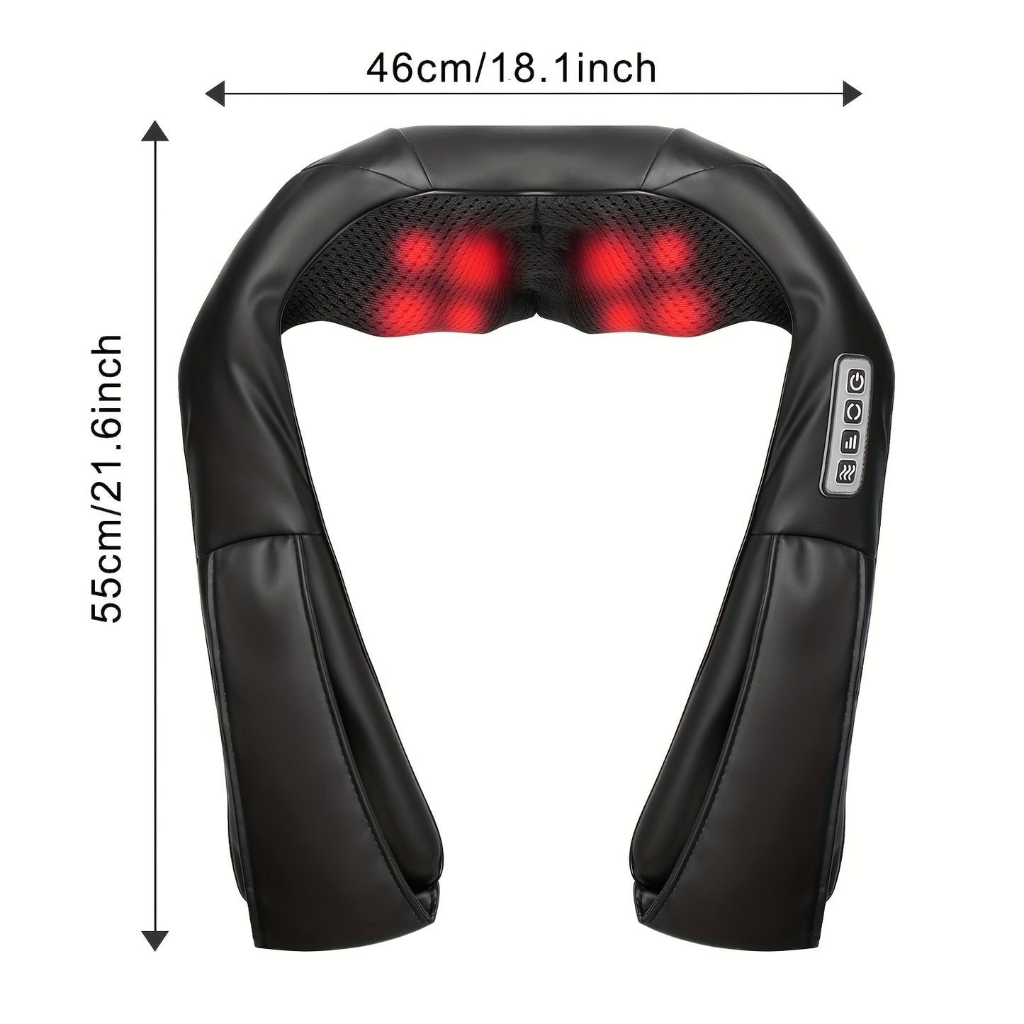 Acupressure Massager – Electric Acupoint Deep Kneading Neck & Shoulder Massager for Back, Waist, Legs, Feet & Muscles, Portable Full Body Relief Device, Ideal Gift for Parents, Seniors, Men & Women