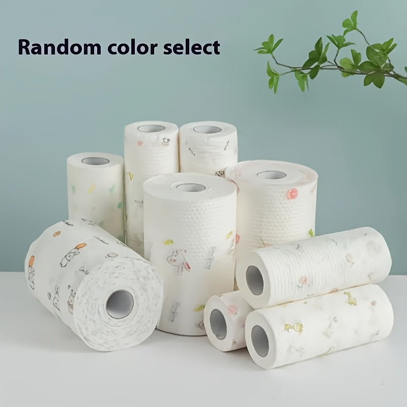 1 Roll With 400 Sheets, Including Hooks, Lazy Towels, Disposable Kitchen Cleaning Towels, Washable Dry And Wet Towels, Dishwashing Towels, Degreasing And Cleaning Paper, Household Towels, Dry Towels, And Cleaning Supplies