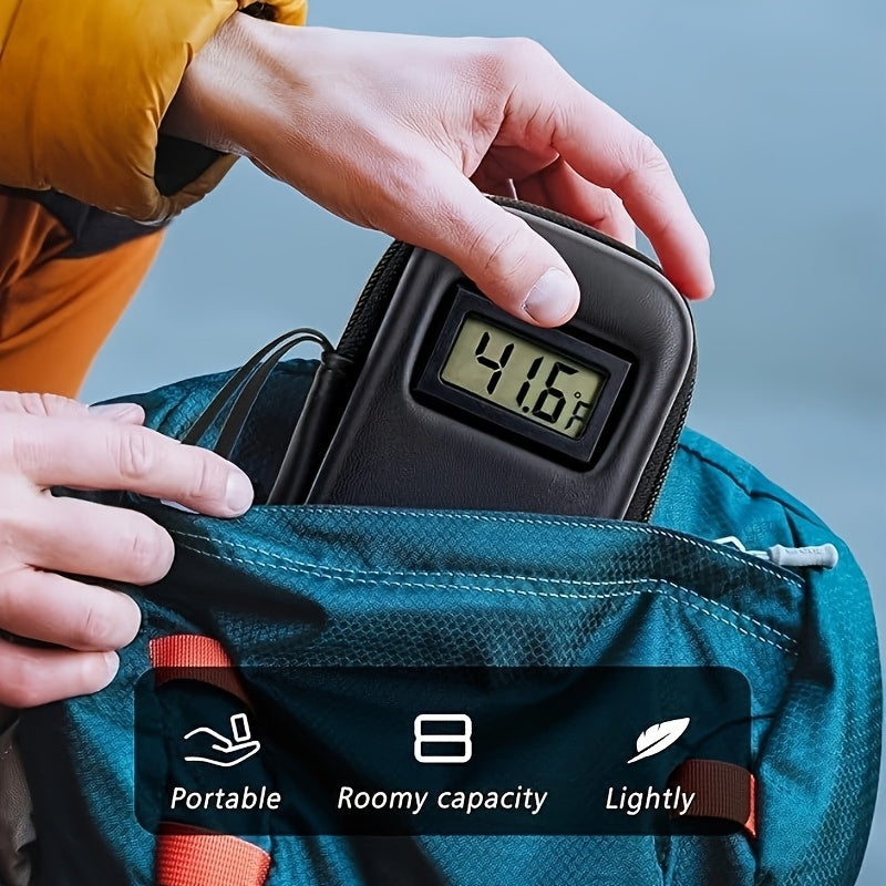 Insulin Cooler Travel Case with Temperature Display, Portable Diabetes Travel Case with 2 TSA Approved Ice Pack for Insulin Pen And Other Diabetic Supplies