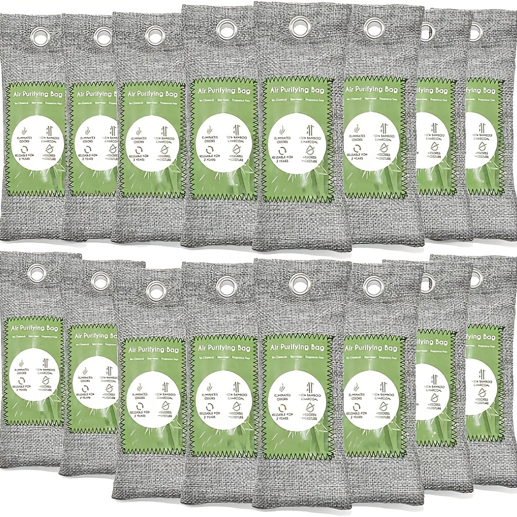 Activated Charcoal Car Air Freshener, Moisture Absorber, Bags Odor Absorber, Shoe Deodorizer, Odor Eliminate Bamboo Charcoal Air Purifying Bag
