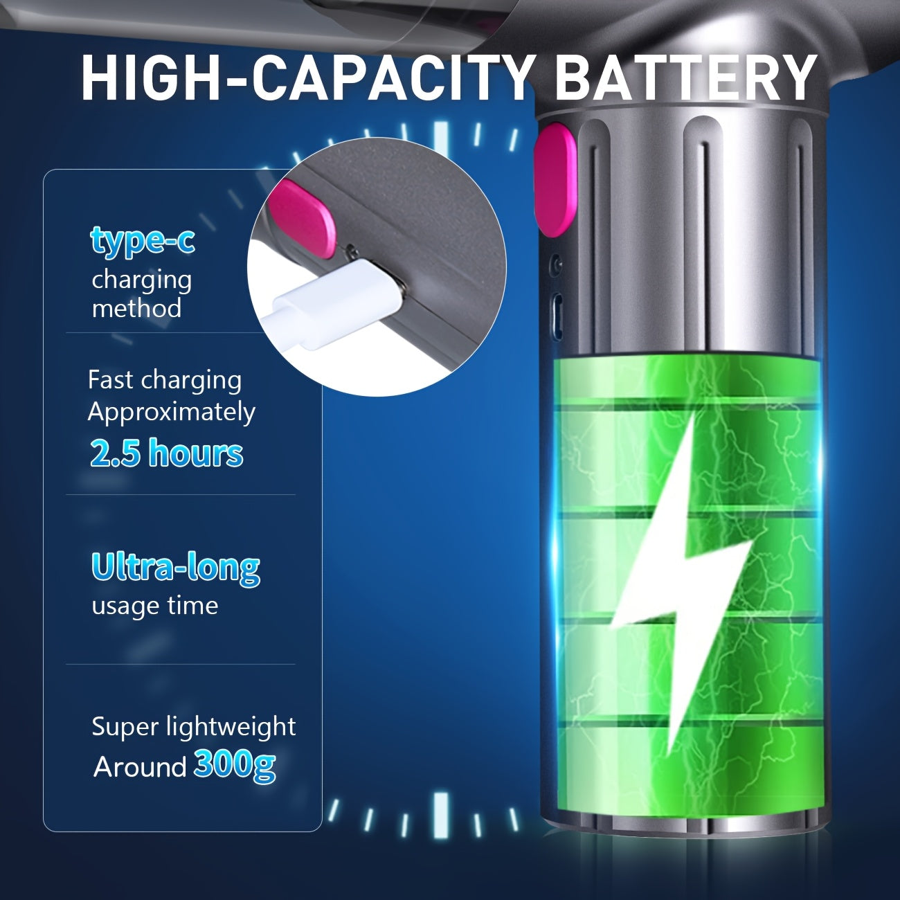Cordless Handheld Car Vacuum Cleaner 15000PA - Rechargeable Portable Mini Vacuum with Brushless Motor, HEPA Filter, Air Blower & Pump Function, Small Hand Held Vacuum for Car Interior, Home & Pet Hair