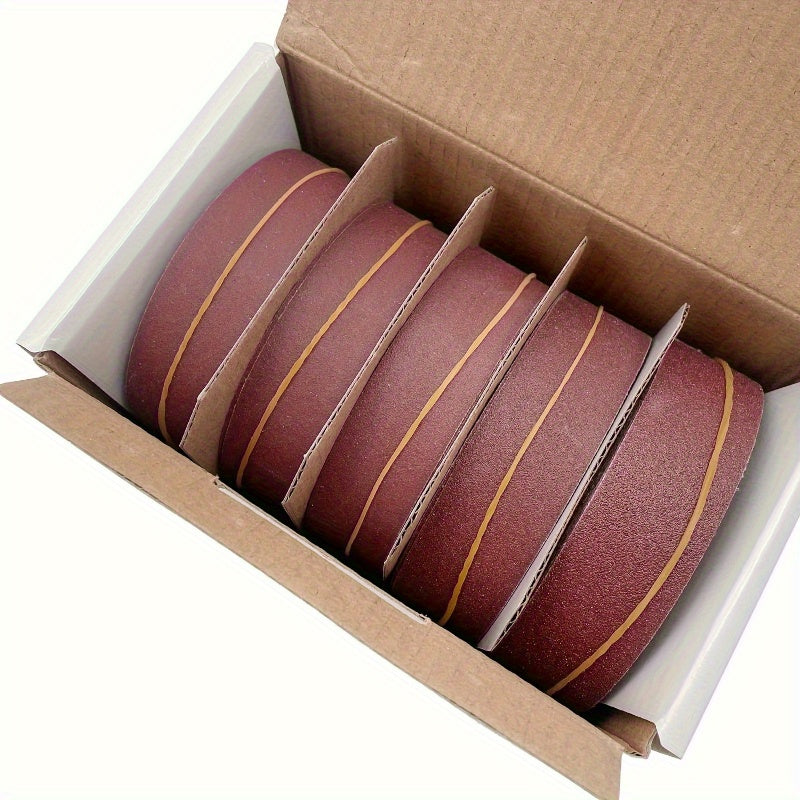 Sandpaper Roll with Dispenser, Aluminum Oxide Multi-Grit Emery Cloth 80-600, 4/5/6 Piece Set, 236 Inch for Wood Metal Glass Woodworking Sanding Blocks DIY