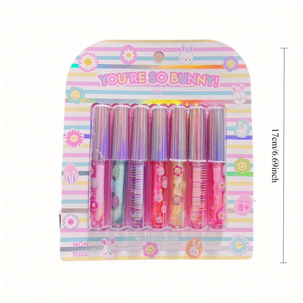7PCS*0.04oz box unique gift set Lip Balm set - the perfect gift for women with dry lips on Valentine's Day