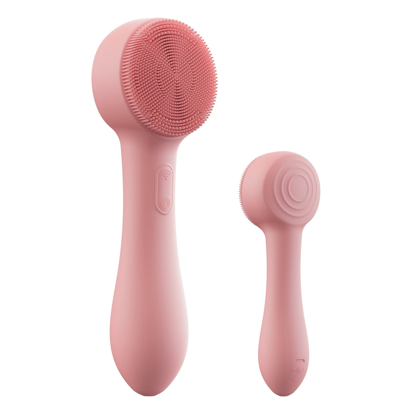 Face Scrubber, Facial Cleansing Brush, Face Brush, Silicone Face Scrubber, Facial Massage, 12000 Vibrations Per Minutes, IPX7, USB Rechargeable, Heat Massage, Deep Pore Cleansing, Exfoliating, Suitable with Sensitive Skin