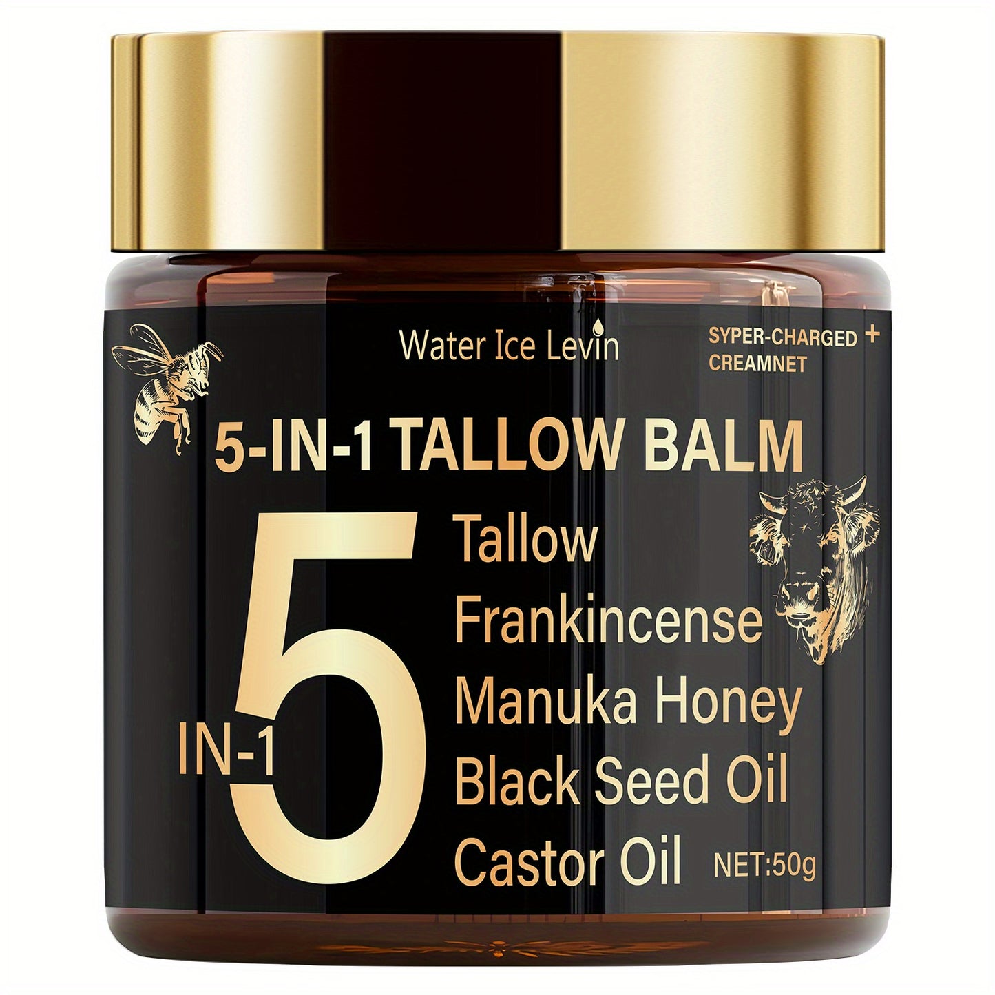 A Moisturizing Cream Made with Beef Tallow And Honey, Enriched with Castor Seed Oil for Triple Nourishment. It Has a Lightweight Texture That Refines The Skin, Provides Deep Hydration, Locks in Moisture, And Improves Complexion
