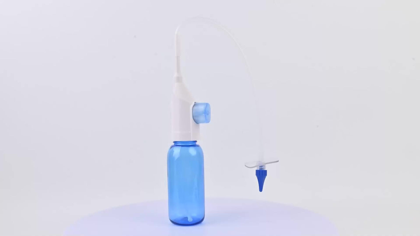 Ear Wax Removal Kit Manual Travel-Friendly Compact Ear Cleaning Set – Safe Irrigation System for Adults and Kids, Portable Ear Cleaner Tool for Home and On-the-Go Ear Care