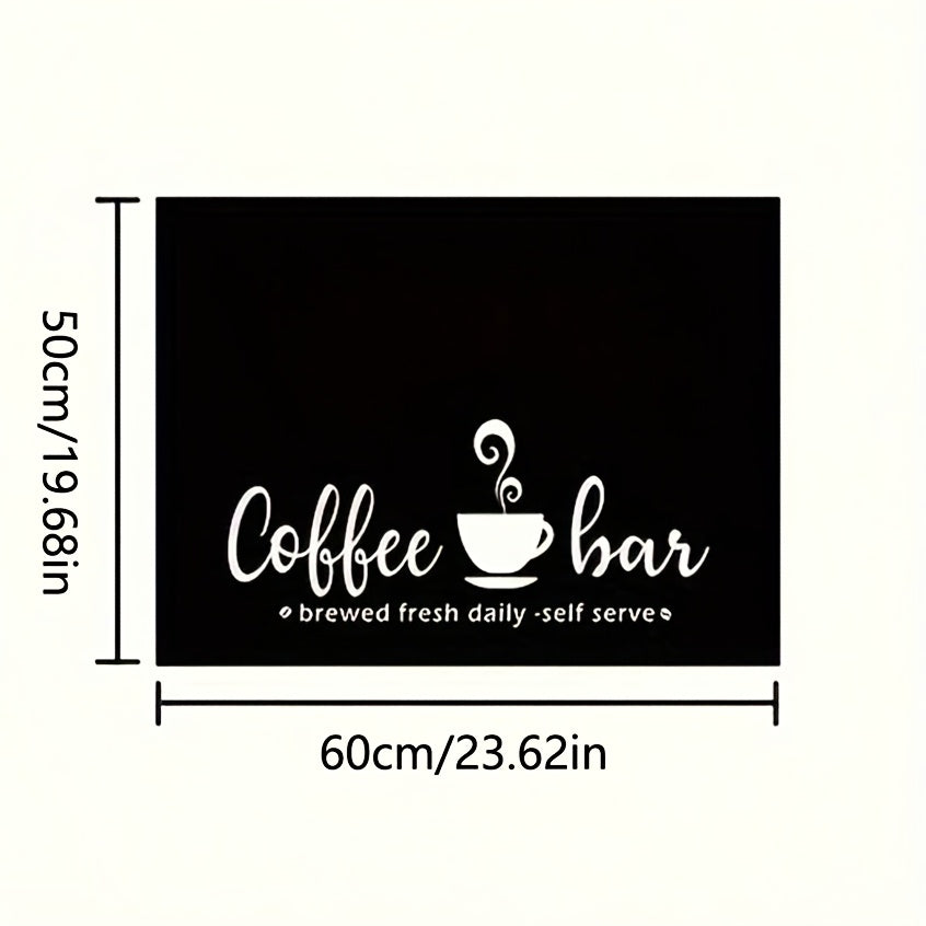 Multifunctional Coffee Machine Mat, Placemats, Bohemian Style Coffee Bar Mat for Coffee Station Accessories and Storage, Absorbent Dish Drying Mat, Suitable for Kitchen Countertops, Cute Abstract Stone Coffee Bar Decor, Coffee Machine Mat, Gift