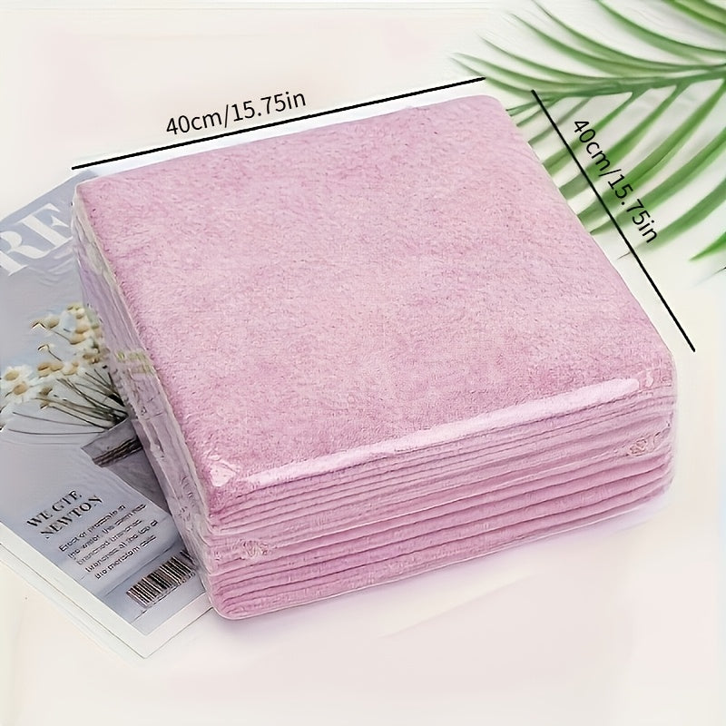 30 Reusable Microfiber Towels, Hand-torn Cleaning Towels, Disposable Napkins, Household Kitchen Towel Rolls, Dish Cloth Replacements, General Purpose Absorbent Kitchen Cloths, Kitchen Supplies, Cleaning Tools, Local Warehouse Shipping.Festival Gift.