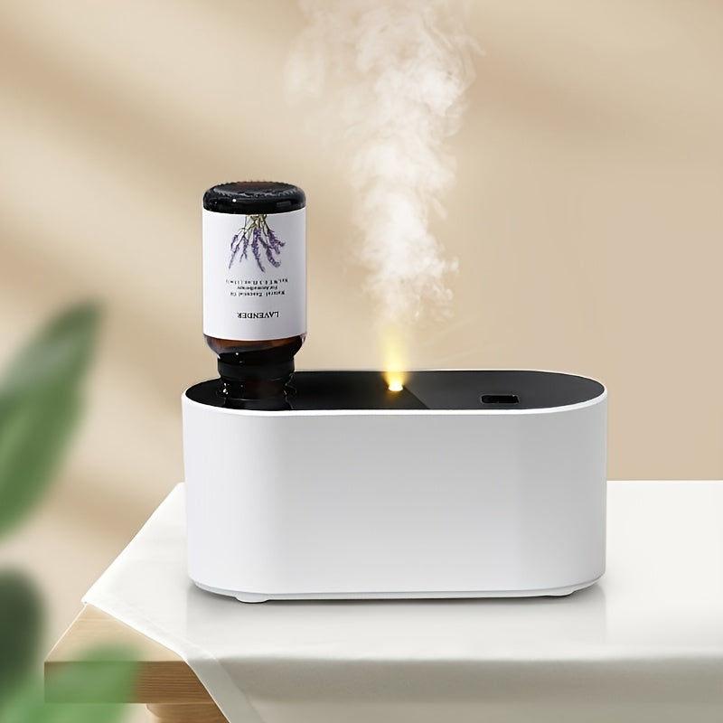 Smart Waterless Aroma Diffuser Mini Humidifier Essential Oil Diffuser with 3 Modes, Auto Cycle Atomizer, and Colorful LED Lights, Suitable for Home, Office, Deodorizing, Car, Yoga, and. Essential Oils Not Included
