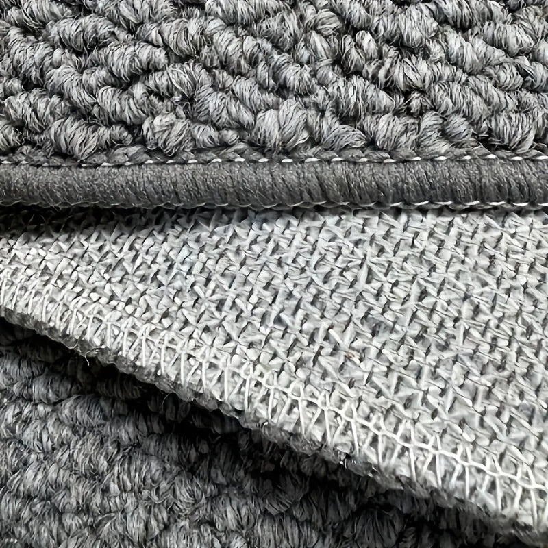 Bathroom Mat Made of Imitation Sisal, Suitable for Entryways, Designed to Resist Cat Scratches, Capable of Absorbing Water And Removing Mud And Sand, Features Anti-Slip Properties And Is Easy to Clean, Ideal for Use in Bathrooms, Doorways