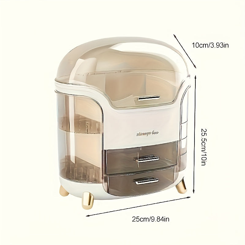 Teen Girls Gift Makeup Organizer, Skincare Organizer Jewelry Storage, Cosmetics Storage And Display Case, Make Up Holders And Organizers for Countertop, Bathroom Organizer, Perfume Organizer