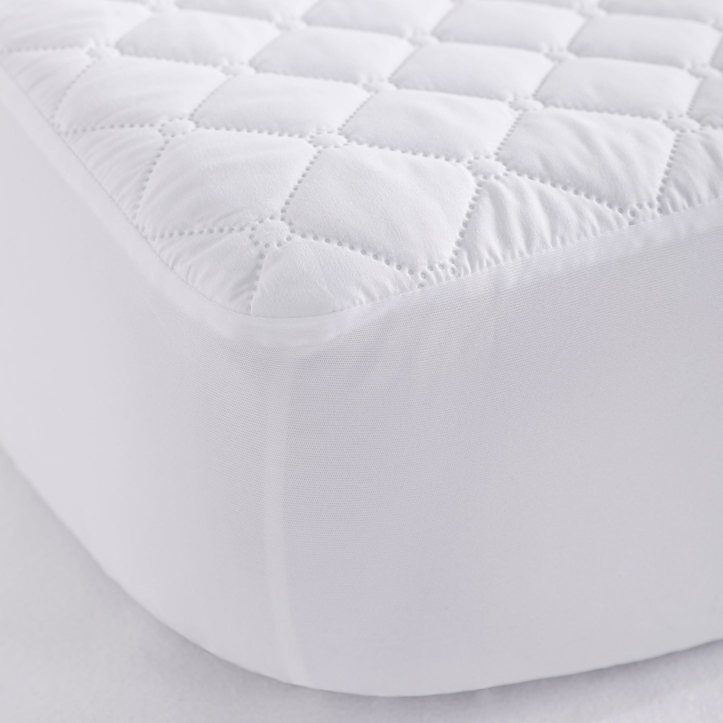 2pcs Mattress Protector Fitted Sheet No Noise Breathable Mini Crib Cover Quilted Protective Play Mat