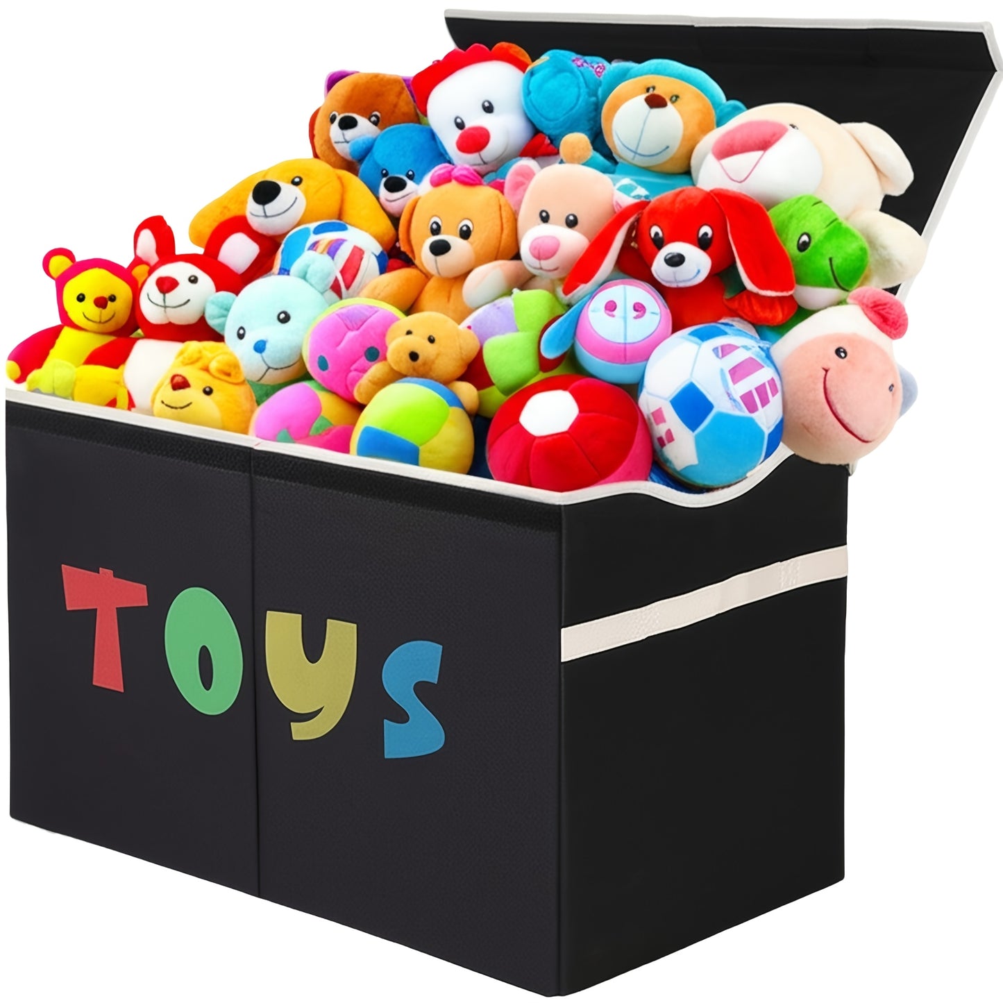 31.7gal Extra Large Box (Patents and Copyrights Pending), Collapsible Sturdy Kids Chest for Boys, Girls, Kids, Storage Organizer Bins with Lids, Box Baskets for Living Room, Bedroom, Nursery Shelf Baskets, Shelf Baskets