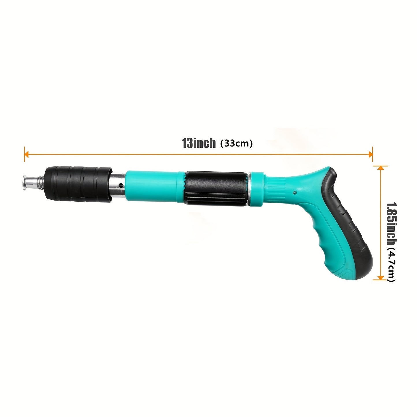 Manual Mini Nail Gun - 5-Speed Adjustable Concrete Nail Gun for Brick/Concrete Walls | Compact Pistola Para Concreto & Carpentry Tools | Lightweight Portable Nailer for DIY Decoration & Construction, July 4th Gifts