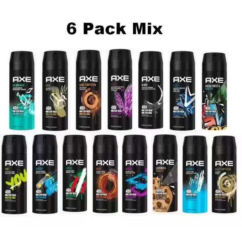 6 Pack Axe Spray Mix 150 ml / 5 fl oz