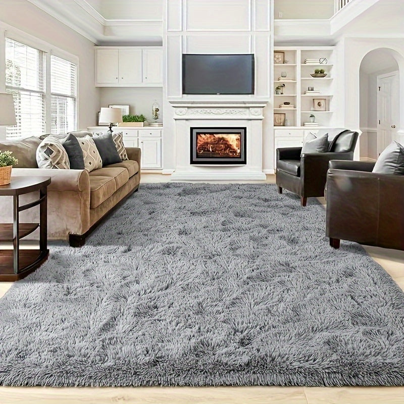 Rugs Living Room Area Rugs for Bedroom, Washable Anti Slip Extra Large Shaggy Soft Rug Fluffy Modern Floor Carpets Mat Beside Rugs for Living Room