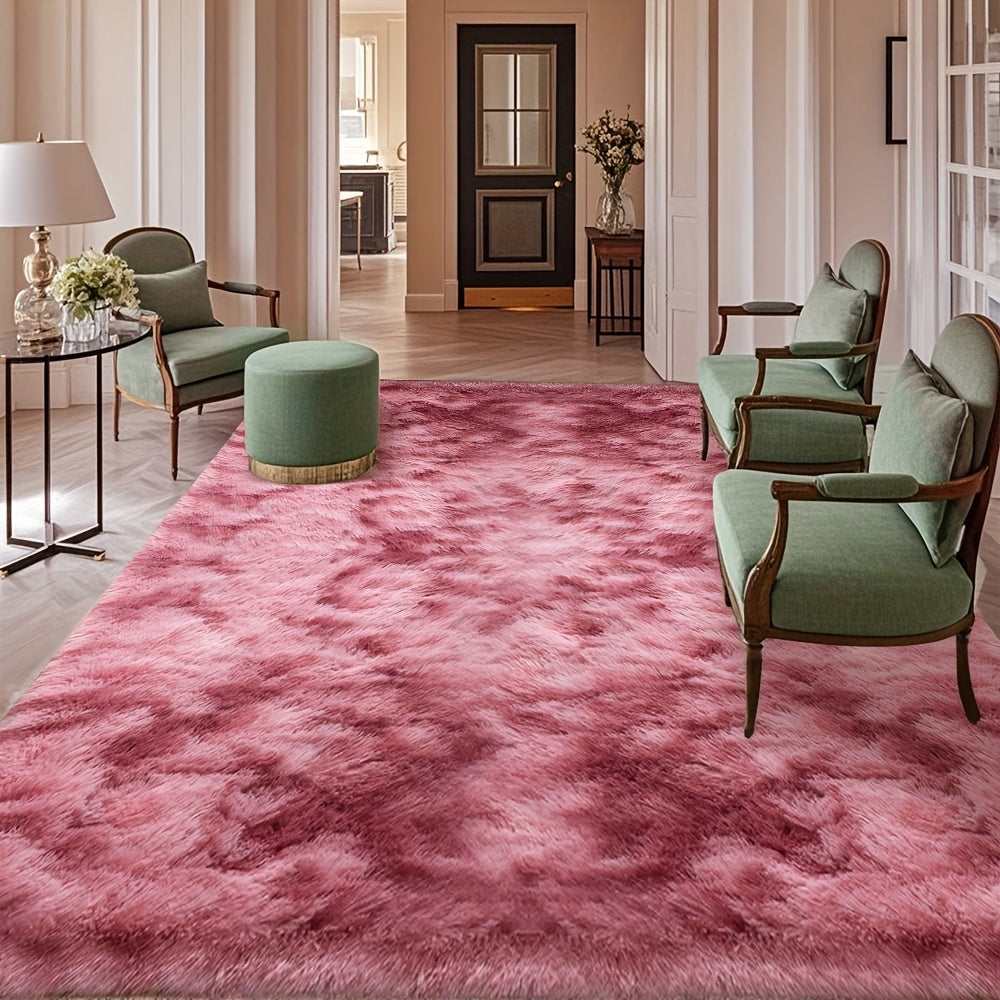 Fluffy Area Rug Large Soft Shag Carpet for Living Room Bedroom – Non-Slip Ultra Thick Plush Floor Mat, Multiple Sizes & Colors, Home Decor