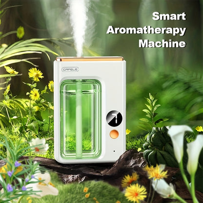 Aroma Diffuser & Humidifier 2-in-1 – USB Powered, 7-Level Mist, Odor Eliminator, Includes Essential Oil (Shangri-La or Encounter), Compact Air Moisturizer & Fragrance Diffuser for Home, Office & Bedroom