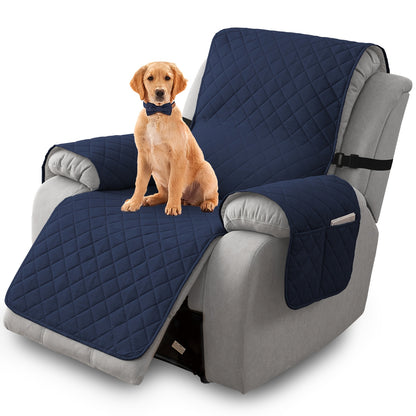 1pc 100% Non-Slip Recliner Chair Cover Sofa Slipcover, Pet Cover For Large Recliner With Elastic Straps, Washable Chair Seat Cover Recliner Chair Furniture Protector, Perfect For Indoor And Outdoor Use, Home Decoration, Mother'S Day Gifts