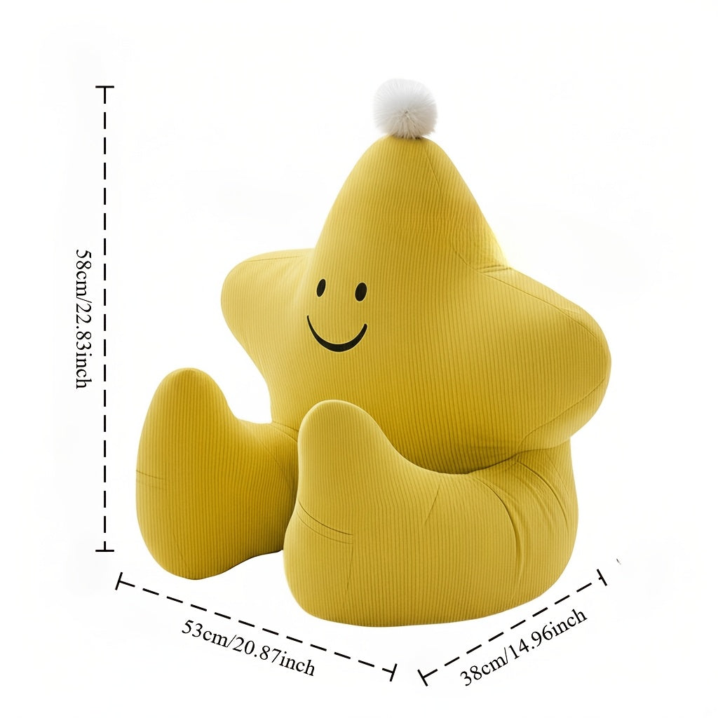 Star-shaped Children's Reading Pillow, Neck Support, Back Support, Waist Fit, Arm Support, Scientific Spine Protection Design, Let Children Read Upright and Comfortable, Living Room | Bedroom | Study | Children's Room | Sofa