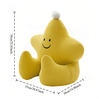 Star-shaped Children's Reading Pillow, Neck Support, Back Support, Waist Fit, Arm Support, Scientific Spine Protection Design, Let Children Read Upright and Comfortable, Living Room | Bedroom | Study | Children's Room | Sofa