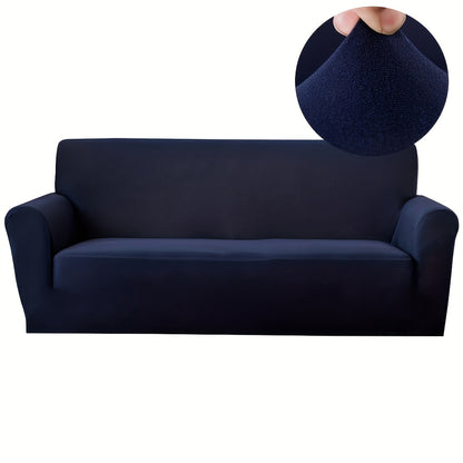 1pc Of Elastic Anti Slip Sofa Cover (excluding Pillowcase) - Cat Paw Protection, Suitable for Elastic Coverage Of Living Room, Bedroom, And Office Decoration - Easy to Care for Fabric
