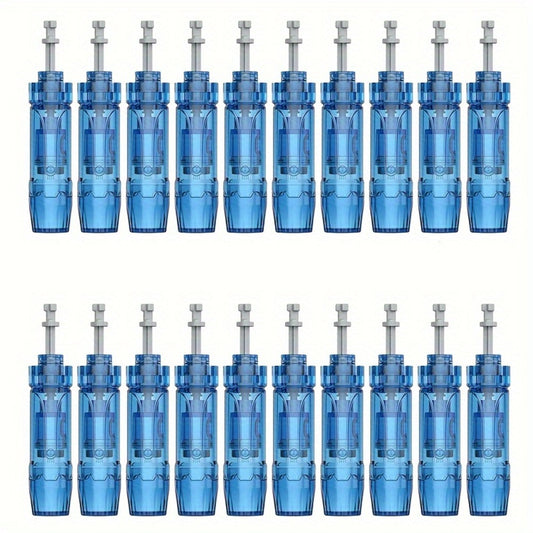 Microneedling Cartridges 20 Pack Compatible with Dr.Pen A9 A11 A8S M8S Bio Pen Q2 Ultima M8S 18-Pin 36-Pin Round Nano 0.25mm Replacement Needle Tips Derma Pen Accessories
