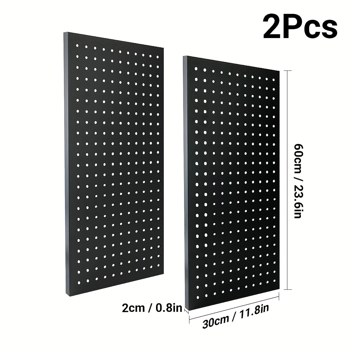 2/4pcs Ultrawall Metal Pegboard Wall Panels | Peg Boards For Garage Tool Storage, Durable Metal Construction