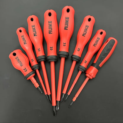 8pcs Magnetic Screwdriver Set, 4 Slotted Phillips Screwdriver Non-Slip Hand Tools, Perfect for Electronics, Furniture, Appliances and Car Repair DIY Hand Tools Father's Day Gift
