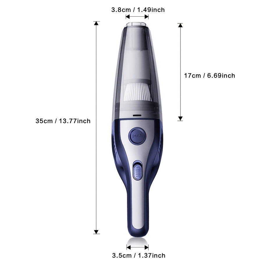 Cordless Vacuum Cleaner, Lightweight Design, Powerful Suction, Large Capacity, Deep Cleaning, Rechargeable, Multi-scenario Cleaning Tool for Home, Kitchen, Car, Office, Etc., Household Vacuum Cleaner, Holiday Gift