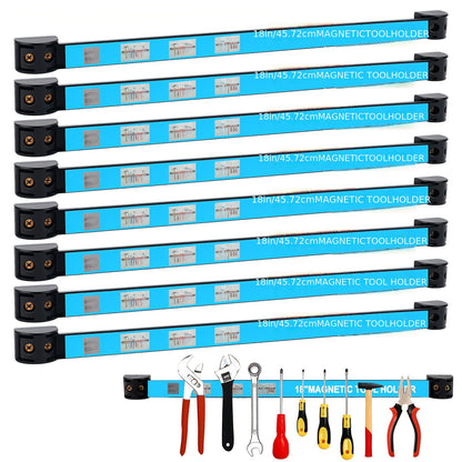 12-18 Inch Tool Rack Set - 8pcs Tool Bar Hardware Tool Kitchenware Iron Product Storage, Suitable for Tool Rooms, Furniture, Kitchen Tool Storage