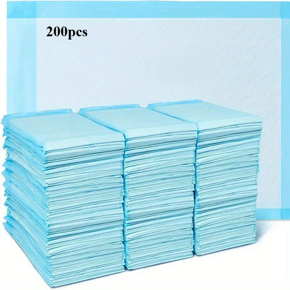 Puppy Pee Pads 23.6"x23.6"-50/100/200/300 Count | Dog Pee Training Pads Super Absorbent & Leak-Proof | Disposable Pet Piddle And Potty Pads For Puppies | Dogs | Doggie| Cats | Rabbits, 10.1LB/bag