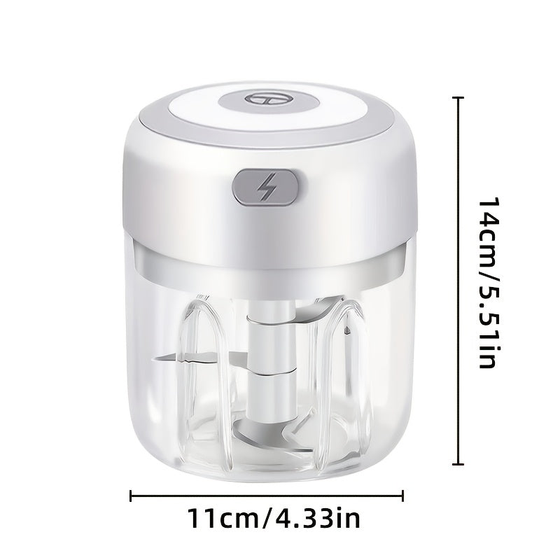 Electric Meat Crusher (Free Garlic Chopper Blade)Small Household Multi-functional Meat Crusher Mince Garlic Meat Machine with Meal Cooking Crusher