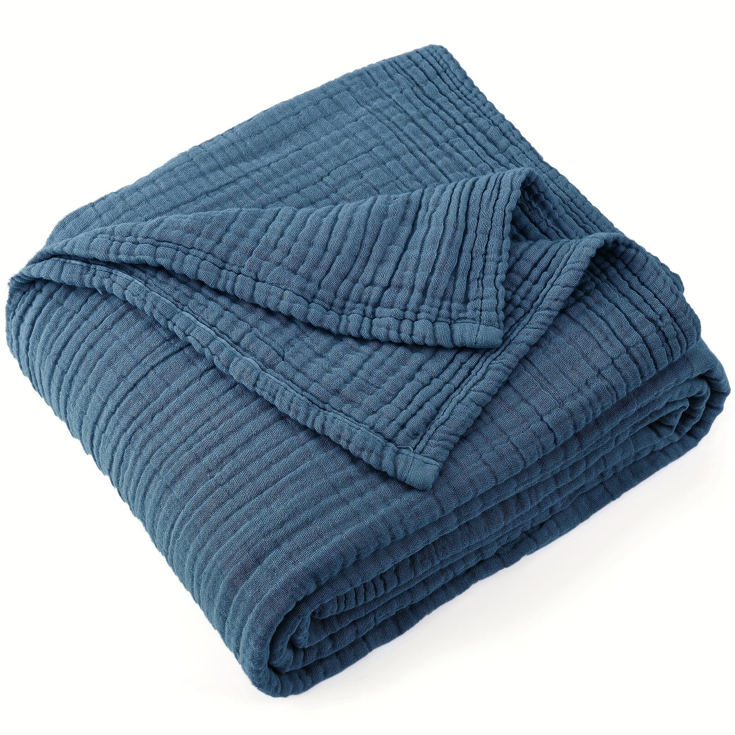 100% Cotton Muslin Blanket 6 Layers | Breathable & Lightweight, Soft Gauze, All-Season, Multipurpose, Perfect for Couch and Bed, Ideal Valentine'S Day and Holiday Gift, Machine Washable, Mixed Colors