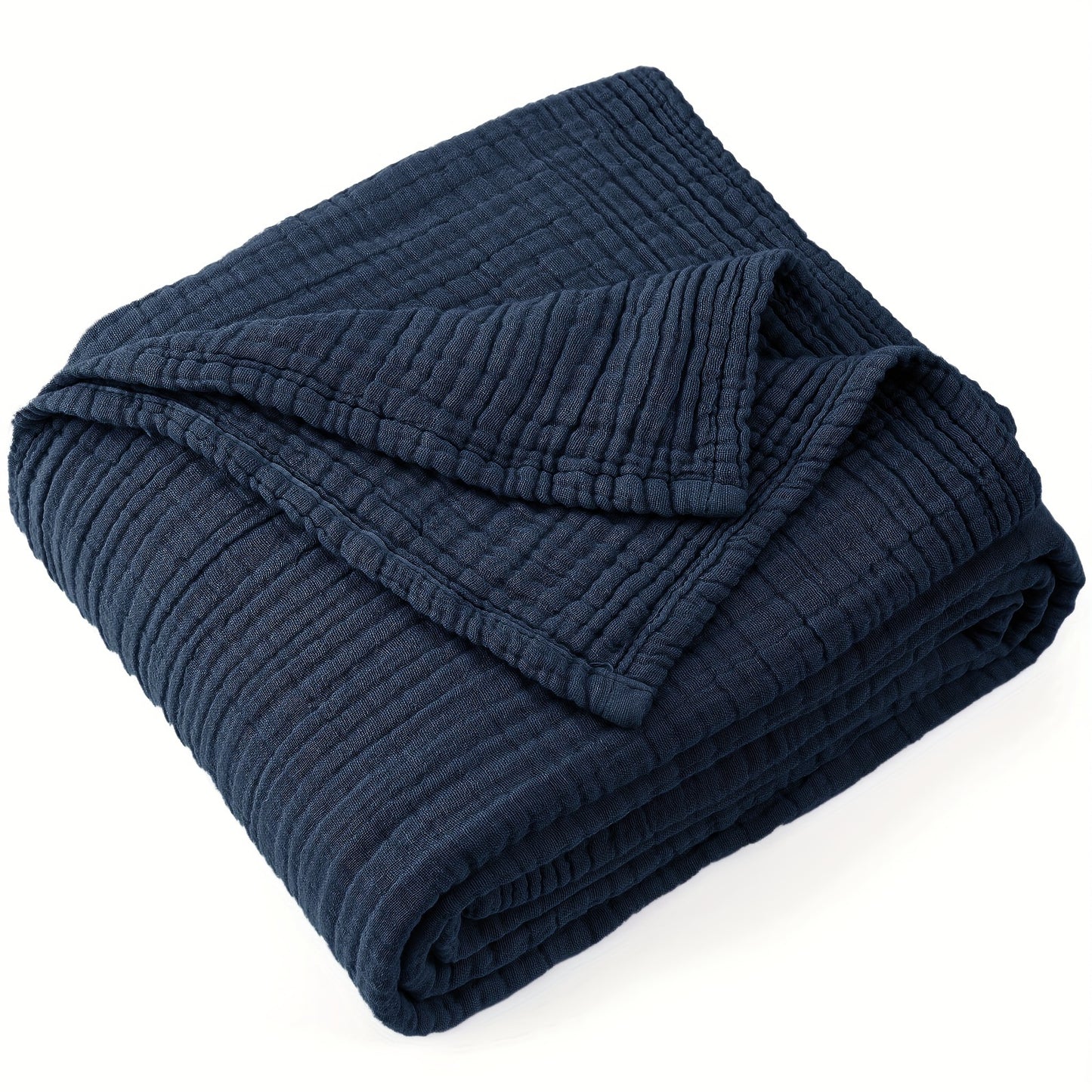 100% Cotton Muslin Blanket 6 Layers | Breathable & Lightweight, Soft Gauze, All-Season, Multipurpose, Perfect for Couch and Bed, Ideal Valentine'S Day and Holiday Gift, Machine Washable, Mixed Colors