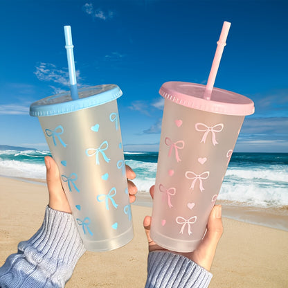 A Set of 10 Or 20 Reusable 24 Oz (Ounces) Party Cups - Made of PP Material, Equipped with Lids, Straws And Dust Covers, Is Perfect for Parties, Gatherings, Offices And Camping. It Is The Top Choice for Holiday Bulk Gifts