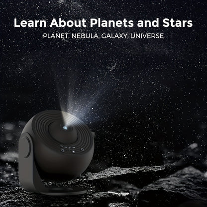 Star Projector Galaxy Aurora Night Light – 13-in-1 Planetarium Projector for Bedroom, Kids Room & Home Theater with Atmospheric LED Lighting