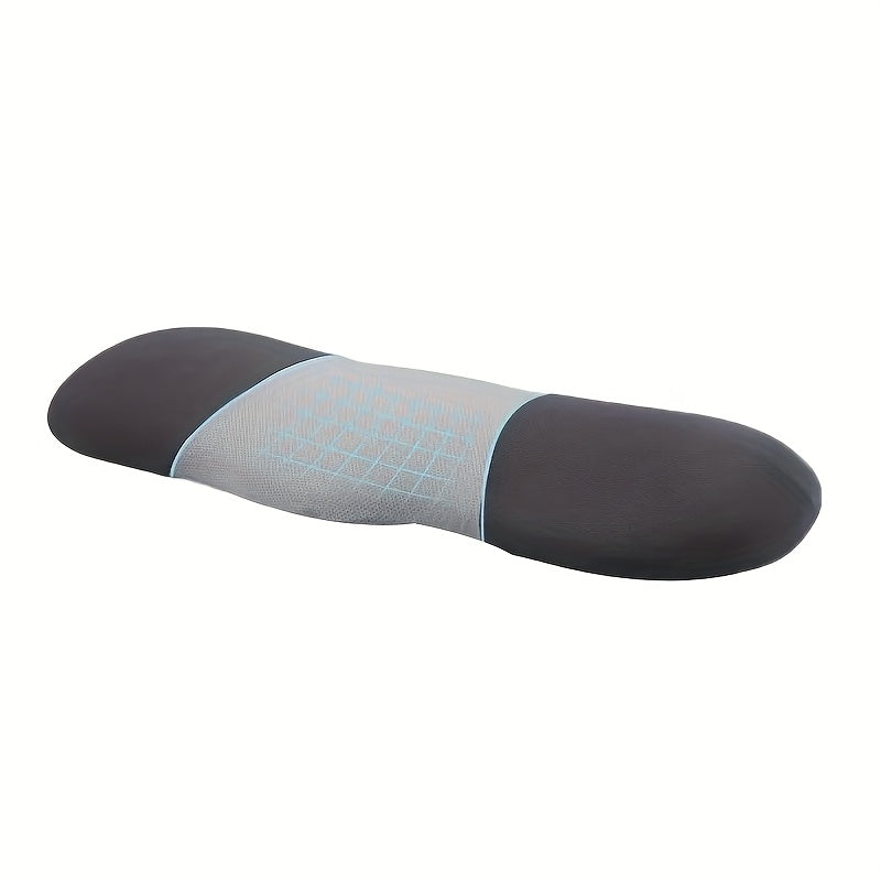 Large Size Lumbar Support Pillow, Ergonomic Reversible Lightweight Lower Back Cushion, Soft Supportive Sleep Waist Pillow with Cooling Breathable Pillowcase, Multi-Use for Bed Sofa Floor