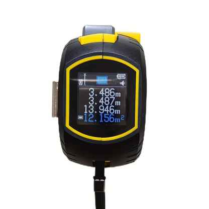 1pc Laser Tape Measure 3in 1 Digital Tape Measure High Precision Laser Rangefinder Steel Tape Measure, Equipped with 2AAA Batteries