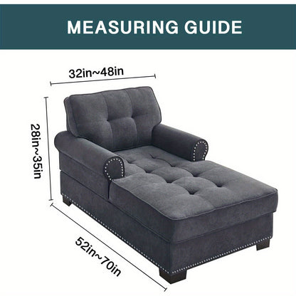 1pc PRINCEDECO Chaise Lounge Cover Stretch Chair Lattice Slipcover for Living Room Bedroom Soft Jacquard Fabric Machine Washable