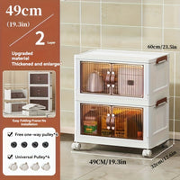 49cm(48QT)(19.3in) 2-layer storage box