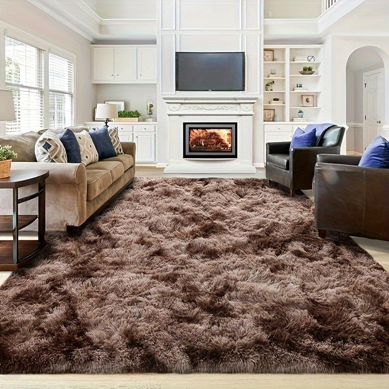 Rugs Living Room Area Rugs for Bedroom, Washable Anti Slip Extra Large Shaggy Soft Rug Fluffy Modern Floor Carpets Mat Beside Rugs for Living Room