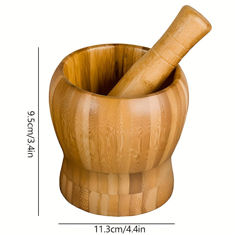 Food-Grade Multi-Functional Grinding Bowl, Suitable for Garlic, Herbs, and Pepper, Easy to Clean and Durable